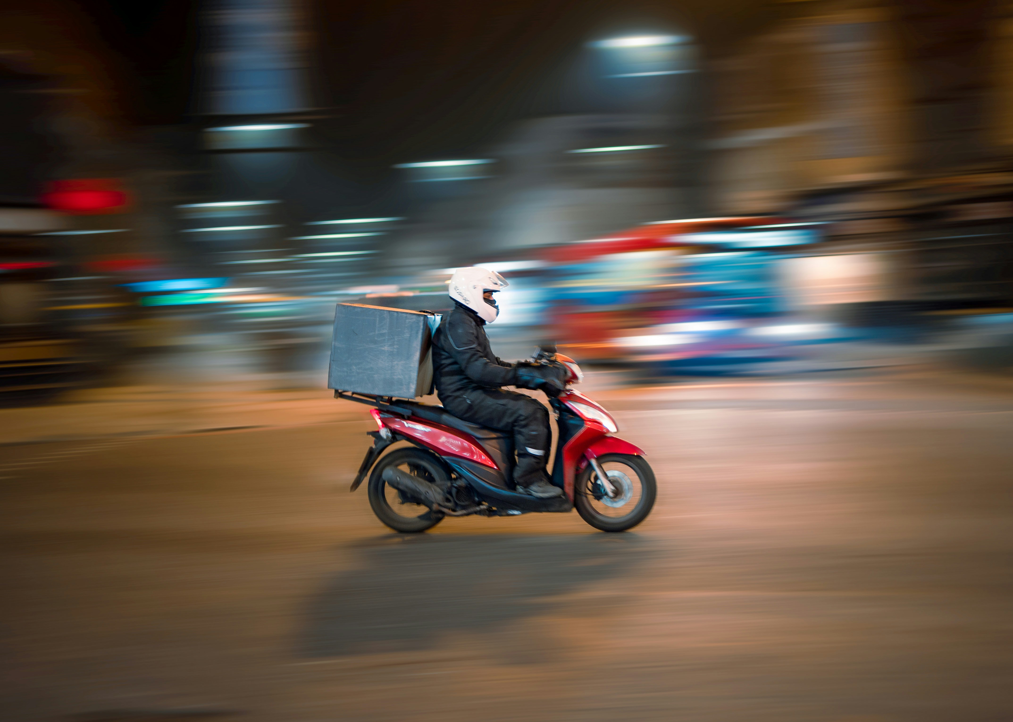 ORDA rider on a motorbike